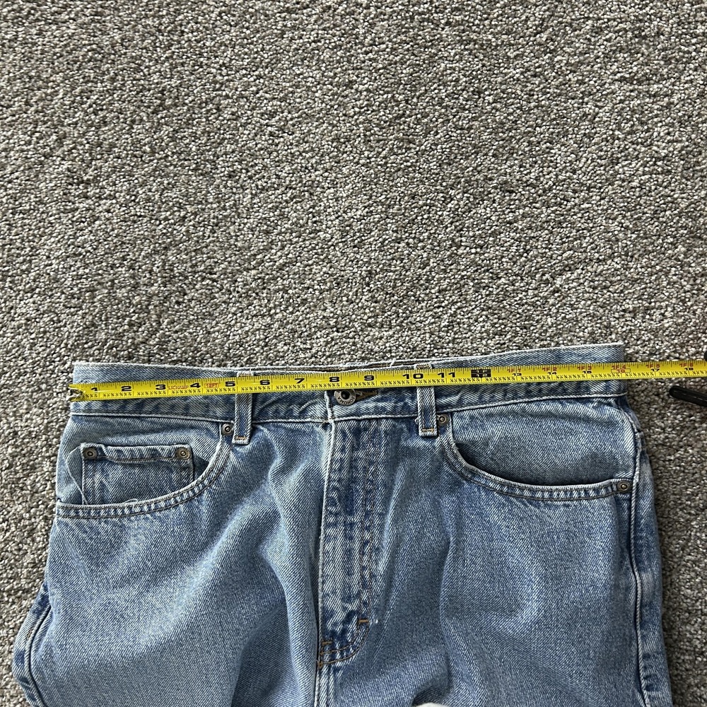 Y2K Sonoma Jeans Mens 33x30 Light Wash Blue Denim Regular Straight Casual Pants - Picture 5 of 11